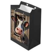 Heilige Koe Je bent 40 Medium Cadeauzakje (Voorkant Gekanteld)