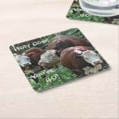 Heilige Koe Je bent 40 Onderzetters van de Birthda (Schuin)