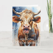 Heilige KOE, je bent jarig! Kaart (Voorkant)