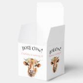 Heilige Koe Jersey Koe Bloemen Meisje Verjaardag Bedankdoosjes (Geopend)