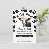 Heilige Koe Jongen Kinder Dubbele Verjaardagsuitno Kaart (Staand voorkant)