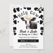 Heilige Koe Jongen Kinder Dubbele Verjaardagsuitno Kaart (Voorkant)