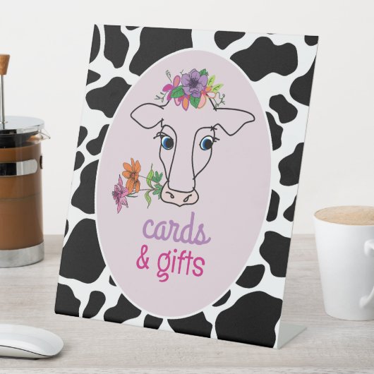 Heilige Koe Kaarten en cadeaus Reclamebord Met Voetstuk (Insitu)