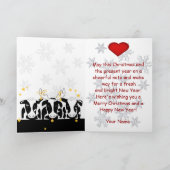 Heilige Koe Kerstmis Wenskaart Feestdagen Kaart (Binnen)