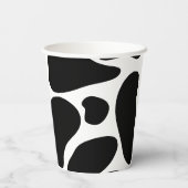 Heilige Koe Kind Verjaardagsfeestje Koe Print Scha Papieren Bekers (Achterkant)