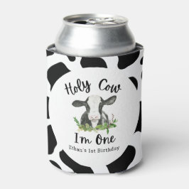Heilige Koe Koe 1e verjaardag Favor Blikjeskoeler
