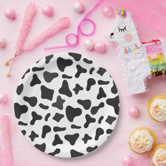 Heilige Koe Koe op zaterdag Druk Boerderij af Bord (Feest)