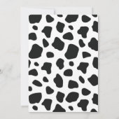 Heilige Koe Meisje 1ste verjaardag Kaart (Achterkant)