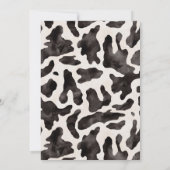 Heilige Koe Modern Eenvoudig Boerderij Verjaardags Kaart (Achterkant)