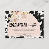 Heilige Koe | Pampas Grass | Diaper Raffle Informatiekaartje (Voorkant)