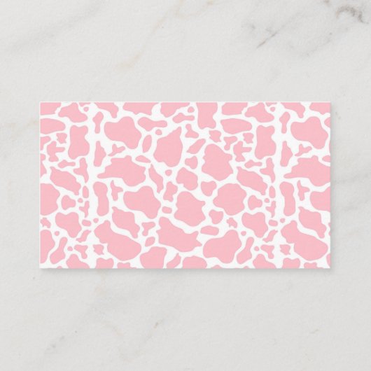 Heilige Koe Roze Boho Baby shower Boeken voor Baby Informatiekaartje (Achterkant)