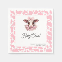Heilige Koe Roze Boho Baby shower