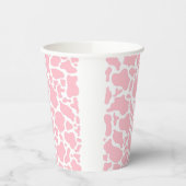 Heilige Koe Roze Bruidsdouche Papieren Bekers (Links)