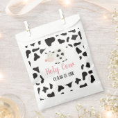 Heilige Koe Roze Daisy Koe Afdrukdag Bedankzakje (Geknipt)