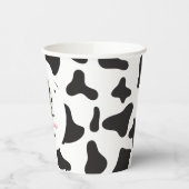 Heilige Koe Roze Daisy Koe Afdrukdag Papieren Bekers (Links)