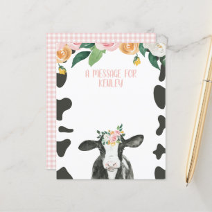 Heilige Koe Roze Gingham florale tijd capsule beri