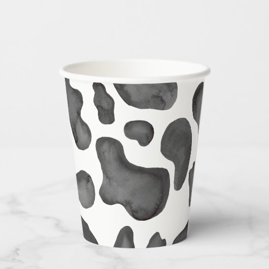 Heilige Koe Roze koe print baby shower Boeken voor Papieren Bekers (Achterkant)