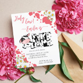 Heilige koe roze schattige koe verjaardagsbudget u