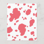 Heilige koe roze schattige koe verjaardagsbudget u (Achterkant)