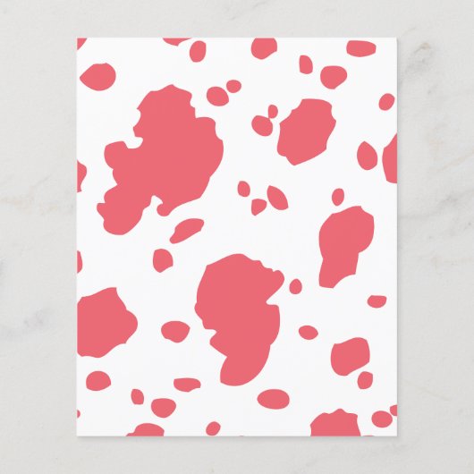 Heilige koe roze schattige koe verjaardagsbudget u (Achterkant)