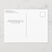 Heilige Koe Schattige Modern Boerderij Dier 1e Ver Uitnodiging Briefkaart (Achterkant)