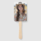 Heilige Koe! Schuur rood Afstuderen Handwaaier (Achterkant)