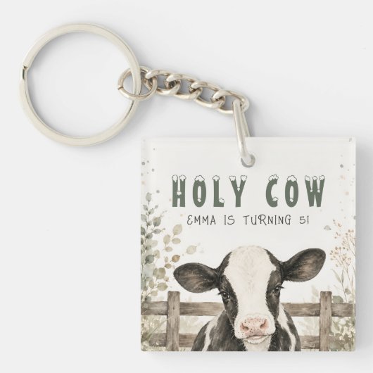 Heilige Koe Sleutelhanger (voorkant)