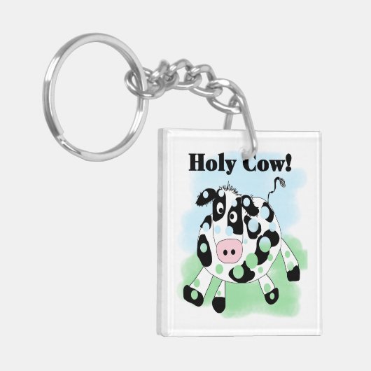 Heilige Koe Sleutelhanger (Voorkant Links)