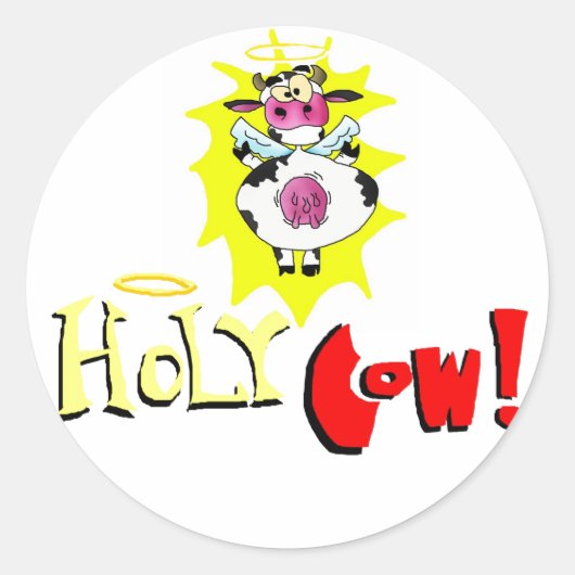 HEILIGE KOE STICKER (Voorkant)
