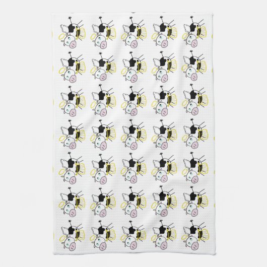 Heilige Koe Theedoek (Verticaal)