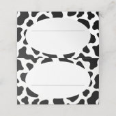 Heilige Koe Theme Birthday Party Table Place Cards Plaatskaartje (Buitenkant ongevouwen)