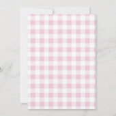 Heilige Koe Tweeling Baby Shower Uitnodiging (Achterkant)
