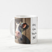 Heilige Koe U bent 50! Koffiemok (Voorkant links)