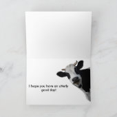 Heilige Koe! Verjaardag Kaart! Kaart (Binnen)