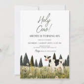 Heilige Koe Verjaardag Koe Partij Waterverf Schatt Kaart (Voorkant)