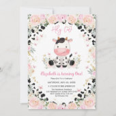 Heilige Koe Verjaardagsuitnodiging Kaart (Voorkant)