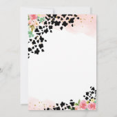 Heilige Koe Verjaardagsuitnodiging Kaart (Achterkant)