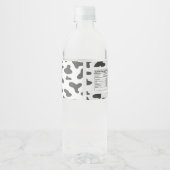 Heilige Koe Verpakking Waterfleslabel Waterfles Etiket (Achterkant)