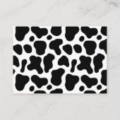 Heilige koe waterverf luierloterij informatiekaartje (Achterkant)