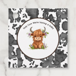 Heilige Koe, we hebben een Baby Bedankjes Labels