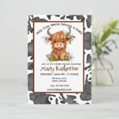 Heilige Koe, we hebben een Baby Kaart (Staand voorkant)