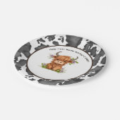 Heilige Koe, we hebben een Baby Papieren Bordje (Gekanteld)