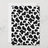 Heilige Koe, we hebben een Baby shower Kaart (Achterkant)