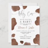 Heilige Koe, we hebben een Boerderijen Baby Kaart (Voorkant)