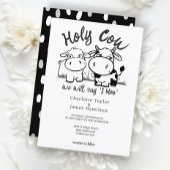 Heilige Koe We zullen zeggen ik moo bruiloft Kaart