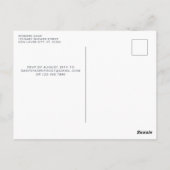 Heilige Koe Zonnebloemen Boerderij Baby shower Uit Briefkaart (Achterkant)