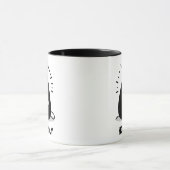 Heilige Koe Zwervende Mol Mug – Schattige Biddende Mok (Midden)