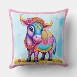 Heilige Koeien in Diwali Vermomming Kussen
