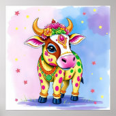 Heilige Koeien in Diwali Vermomming Poster (Voorkant)