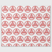 Heilige Koninklijke Boog Vrijmetselaar Vrijmetsela Cadeaupapier (Vlak)